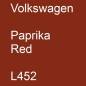 Preview: Volkswagen, Paprika Red, L452.